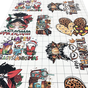 2024 Bán buôn phụ nữ da Đen cô gái Màn hình in ấn sắt trên Lịch Sử màu đen truyền nhiệt thiết kế dtf chuyển Sticker - Product Image 4