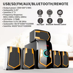 NEW Wooden Cabinet Hifi 5.1 Speaker Home Theatre System Home Theater System Cajas De Altavoces Bocina - Product Image 4