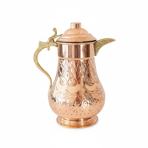 Cafetière arabe en cuivre de style tendance Dallah pour restaurant hôtel servant une cafetière Dallah à prix abordable - Product Image 1