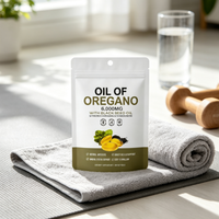 Vente en gros OEM : 60 gélules d'huile d'origan avec huile de nigelle, favorisant le système immunitaire et la santé digestive