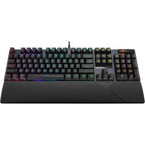 Teclado para Juegos ASUS ROG Strix Scope II, Retroiluminación RGB, Mecánico, Cableado USB, Teclas PBT, Interruptores Ópticos RX Red, Reposamuñecas - Product Image 6