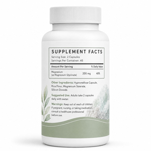 Cápsulas de 500 mg de Complejo de Citrato de Magnesio, Bisglicinato de Zinc y Treonato de Zinc Personalizadas, Mejoran la Inmunidad, OEM/ODM Personalizable - Product Image 6