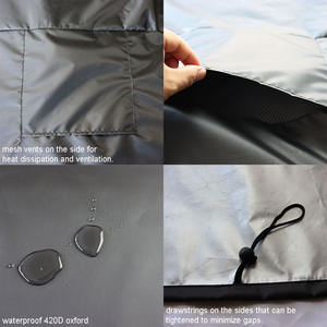 <span class=keywords><strong>Toldos</strong></span> de tela Oxford 420D Patio general Impermeable Cuadrado Negro Equipo de <span class=keywords><strong>piscina</strong></span> Calentador y cubiertas de bomba - Product Image 3