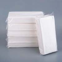 100 paquets de serviettes en papier en pâte de bois vierge blanche, fabriquées au JiangXi, sans logo, pour restaurants, hôtels, auberges, petit format