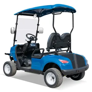 Electric Lifted Golf Cart 2 4 6 8 Seats 4x4 Off Road Club Car For Sale Gold Color Custom Free Design Low Price