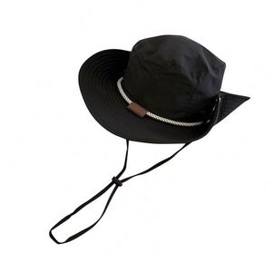 Sombrero de Pesca con Cordón, Diseño de Fábrica, Protección Solar, Impermeable, Transpirable, para Senderismo al Aire Libre, con Logotipo Bordado - Product Image 5