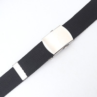 Ceinture en toile robuste à boucle coulissante, réglable, tactique, pour le travail en extérieur, décontractée, avec boucle à rouleau