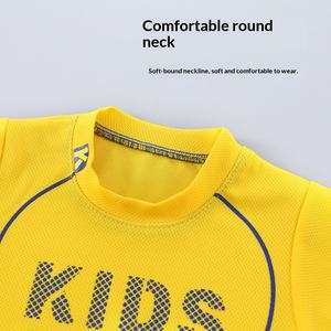 Ensemble de sport d'été pour enfants avec imprimé lettres, <span class=keywords><strong>short</strong></span> à séchage rapide et respirant pour garçons et filles, vêtements pour bébés - Product Image 4