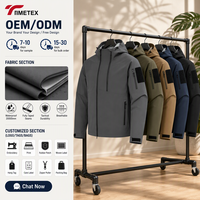 Veste technique tactique d'extérieur, imperméable, coupe-vent, à capuche, unisexe, tissu ripstop durable, veste de randonnée en montagne