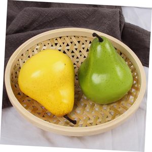 Pera Artificial Simulada, Fruta Falsa Realista, Ecológica y Ligera, para Halloween, Navidad, Acción de Gracias, Hogar, Cocina, Fiestas - Product Image 5