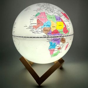 Globo Terráqueo <span class=keywords><strong>de</strong></span> Plástico para Manualidades, con Luces LED, 20 cm, para el Desarrollo Intelectual <span class=keywords><strong>de</strong></span> los Niños, Adornos Creativos, Regalo al por Mayor - Product Image 5