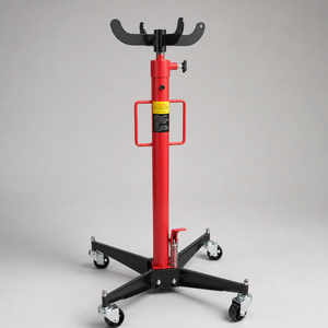 Cric de transmission hydraulique réglable en hauteur 1 tonne, support de levage de boîte de vitesses, plage 850-1900 mm, pour garage et atelier, OEM CE - Product Image 1