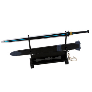 Alliage de zinc tout métal petite épée jouet épée Art en ligne Alicization Kirigaya <span class=keywords><strong>Kazuto</strong></span> Elucidator 22cm 84g enfants jouet - Product Image 1