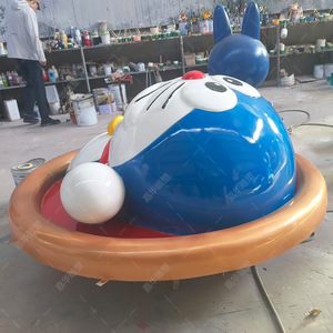 Escultura de Fibra de Vidrio de Doraemon, Figura Decorativa para Montar en el Suelo Exterior - Product Image 2