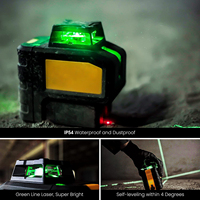 Niveau laser à faisceau vert, module unique, 5 lignes croisées, machine de nivellement, outils pour carrelage, instruments de mesure de niveau
