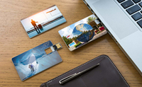 Gitra 2.0 Clé USB Full Color Print Pen Memory Stick 1GB 2GB 4GB 8GB 16GB 32GB Carte de visite Carte plaquette plastique Nouveau