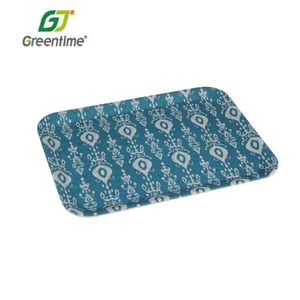 Conception Personnalisée économique De Style <span class=keywords><strong>Campagnard</strong></span> En Fiber De Bambou Plateaux Avec Bord Mince - Product Image 4