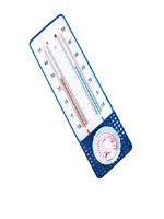 Thermomètre à ampoule humide et sec pour extérieur, intérieur, laboratoire d'élevage en serre, capteur marin, humidimètre en plastique personnalisable OEM pour