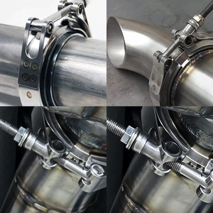 Kinglin High Quality Adjustable Width 304 Stainless Steel 1.5 ~ 6.0 Inch Quick Release Exhaust V Band <strong>Hose</strong> Clamps - Product Image 5