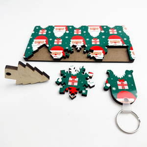 Regali per la Festa degli Insegnanti Decorazione per Banchetto dei 100 Giorni del Bambino <span class=keywords><strong>Portachiavi</strong></span> in MDF per Sublimazione Organizzatore di Chiavi da Parete - Product Image 1