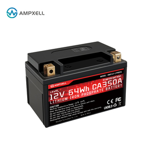 Batterie au lithium rechargeable AMPXELL 12V 5Ah 64Wh CA350A pour moto, remplacement pour YTX7A-BS/YT7B-BS/YTX9-BS/YTZ10S - Product Image 3