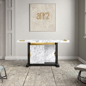 <span class=keywords><strong>Table</strong></span> d'appoint d'angle en bois massif, faite à la main, convertible en canapé 5 places, <span class=keywords><strong>table</strong></span> d'entrée, salon, base géométrique moderne, contemporaine - Product Image 5