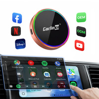 Adaptateur CarPlay sans fil 5 en 1 Carlinkit, dongle USB CarPlay, écran multimédia, mise en miroir d'écran, lien vidéo, CarPlay
