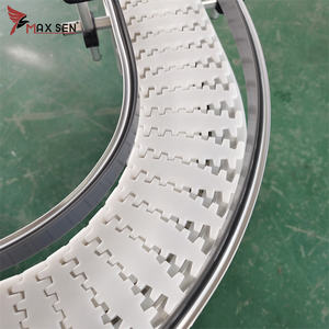 Pabrik disesuaikan sistem konveyor rantai fleksibel minuman kurva Slat sabuk konveyor - Product Image 3