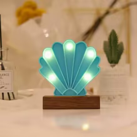 Estilo de concha azul-mini