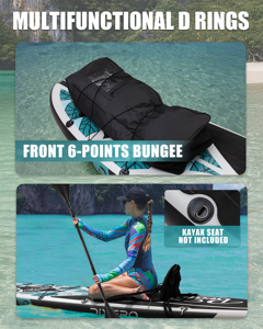Tabla de Paddle Surf OEM de Fábrica con Envío Directo, Tabla <span class=keywords><strong>SUP</strong></span> Ultra Ancha de 33'' para Todo Terreno, Tabla de Paddle Surf Inflable con Accesorios - Product Image 5