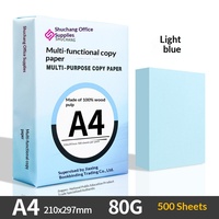 Papel de Copia de Color Blanco Grueso de 500 Hojas A4 80gsm, Papel Bond de Color para Impresión de Documentos Oficiales y Contratos Formales de Empresa