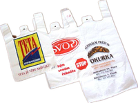 Sacs en plastique pour magasin de détail, pour les courses d'épicerie, usage quotidien ménager