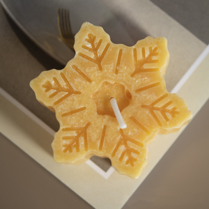 Creative Simple Christmas Snow <b>Flower</b> Scented <b>Candle</b> Christmas Party Snow Soy Wax <b>Candle</b> - Product Image 6
