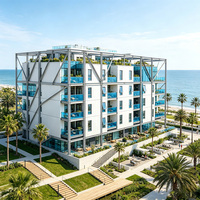 Edificios de Apartamentos de Estructura de Acero Comercial de Alta Calidad, Edificios de Oficinas, Edificios de Oficinas con Estructura de Acero Ligero