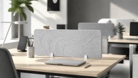 Paravent Acoustique de Bureau en Feutre PET – Réducteur de Bruit, Écran de Confidentialité pour Espaces Ouverts, Bureaux et Salons Extérieurs