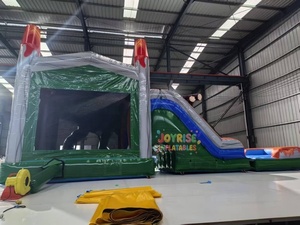 Joyrise JC-40 Jurassic Thế Giới 3D T-Rex 33ft PVC Lâu Đài Bơm Hơi Trẻ em' Lớn Khủng Long Nhà Bị Trả Lại Có Thể Tháo Rời Trượt Hồ Bơi 500Kg - Product Image 3