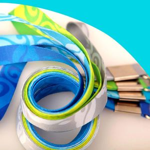 Wholesale Sublimation <b>Polyester</b> NFC <b>Lanyard</b> Customized RFID Smart Card Badge Holder for Exhibition Exhibition VIP Pass - Product Image 4