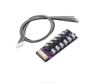 Placa de Equilibrio y Ecualización Activa Capacitiva de Alta Precisión 3S/4S 5S/6S para Baterías de Litio 1.2A de Alta Corriente con Transferencia de Energía