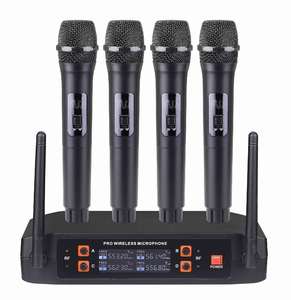 ไมโครโฟนไร้สายแบบคู่ UHF Pro 58 ระบบมือถือระยะไกล 2 ช่องสัญญาณ ขายดีจากโรงงาน - Product Image 5