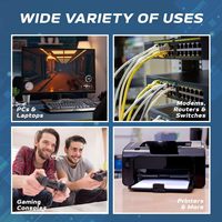 UTP Cat5e Ethernet Snake Network Patch Cable Interior RJ45 Conector LAN Cable para Xbox y Comunicación Interior