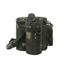 Boîte à lunch tactique de luxe isolée, étanche, avec poche pour bouteille amovible, sac isotherme durable pour le travail, le camping, les pique-niques