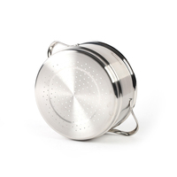 Pots en acier inoxydable, casseroles de cuisine multifonctions, cuiseur vapeur