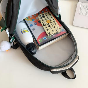 Sac à dos en nylon décontracté en gros personnalisé Femmes Adolescentes Filles Logo personnalisé Sacs d'école Style féminin Sac à dos pour étudiants - Product Image 2