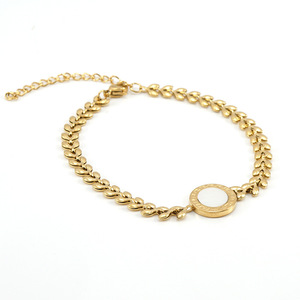 ZOGXIN Gold Wheat Ear Bracelet With Butterfly Charm For Women Jewelry Gift - Product Image 5
