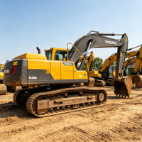 Excavadora de cadenas Volvo EC300DL usada en buen estado, excavadora hidráulica pesada de 30 toneladas con cucharón de 1.4m, Ec300dl Ec300 Ec300d