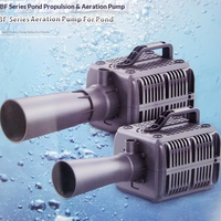 Pompe à fontaine submersible en plastique pour bassin, avec buse trompette, grille carrée, poignée de transport, pour bassin à poissons, aquarium, jardin aquatique