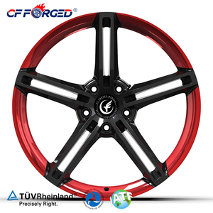 Rines de Aleación de Aluminio Forjado CF de 16-24 Pulgadas 5X114.3 en Negro Hiperbrillante, Nuevos para <span class=keywords><strong>Panamera</strong></span> Cayenne - Product Image 2