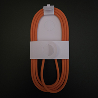 Kabel USB C ke USB C PD 60w, anyaman nilon, anti kotor, mudah dibersihkan, modis dan lucu