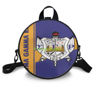 Sac rond en PU pour femme de la sororité ZPB Zeta Phi Beta, sac de shopping réutilisable en tissu de haute qualité, sac de week-end