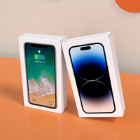 Boîte en carton vide personnalisée de qualité identique au modèle d'origine avec logo pour l'emballage de smartphones